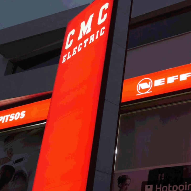 CMC Electric Pafos Cyprus Digital Signage by Fidelity Technology Solutions